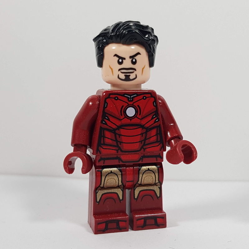 LEGO Iron Man Mark 3 Armor, Black Hair (fig-011400)