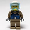 Woman, Pilot, Blue Vest, White Helmet