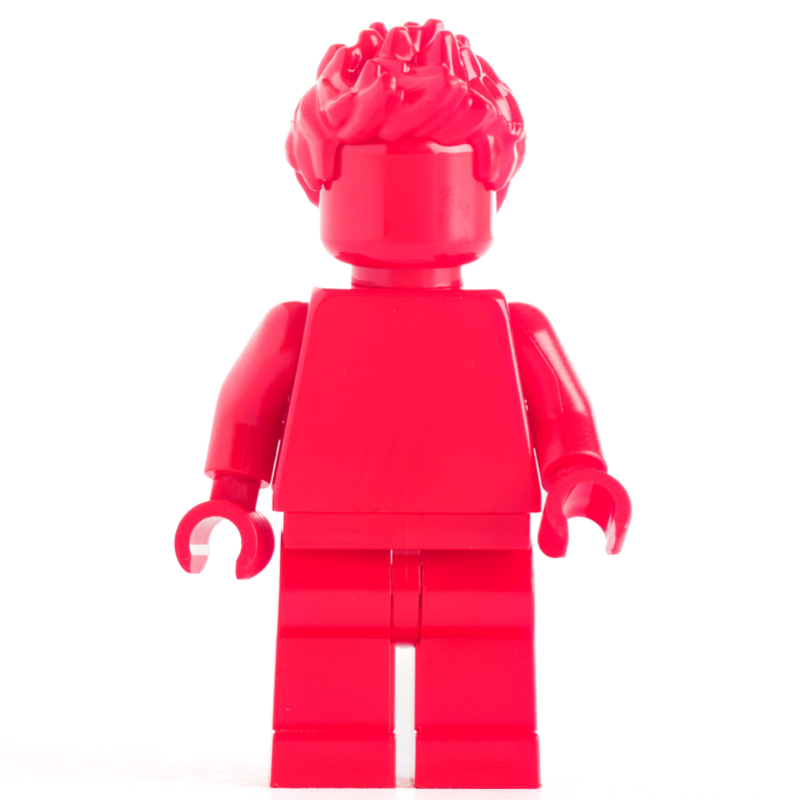 LEGO Monochrome Red with Hair (fig-011429)