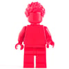 Monochrome Red with Hair