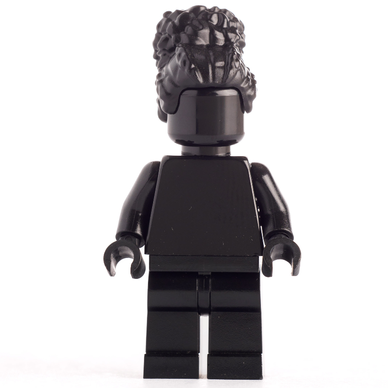 LEGO Monochrome Black with Hair (fig-011430)