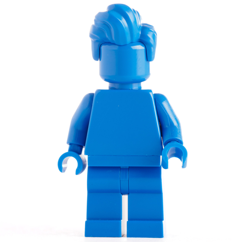 LEGO Monochrome Blue with Hair (fig-011431)