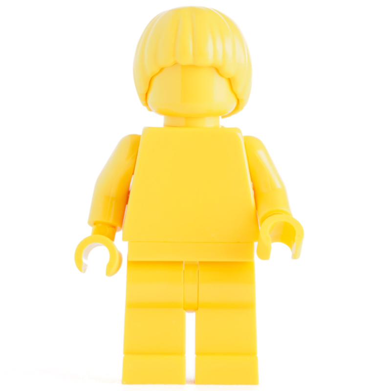 LEGO Monochrome Yellow with Hair (fig-011435)