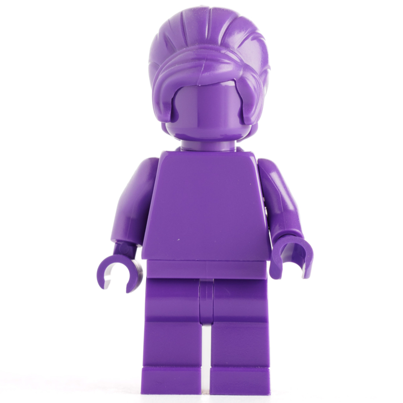 LEGO Monochrome Dark Purple with Hair (fig-011436)