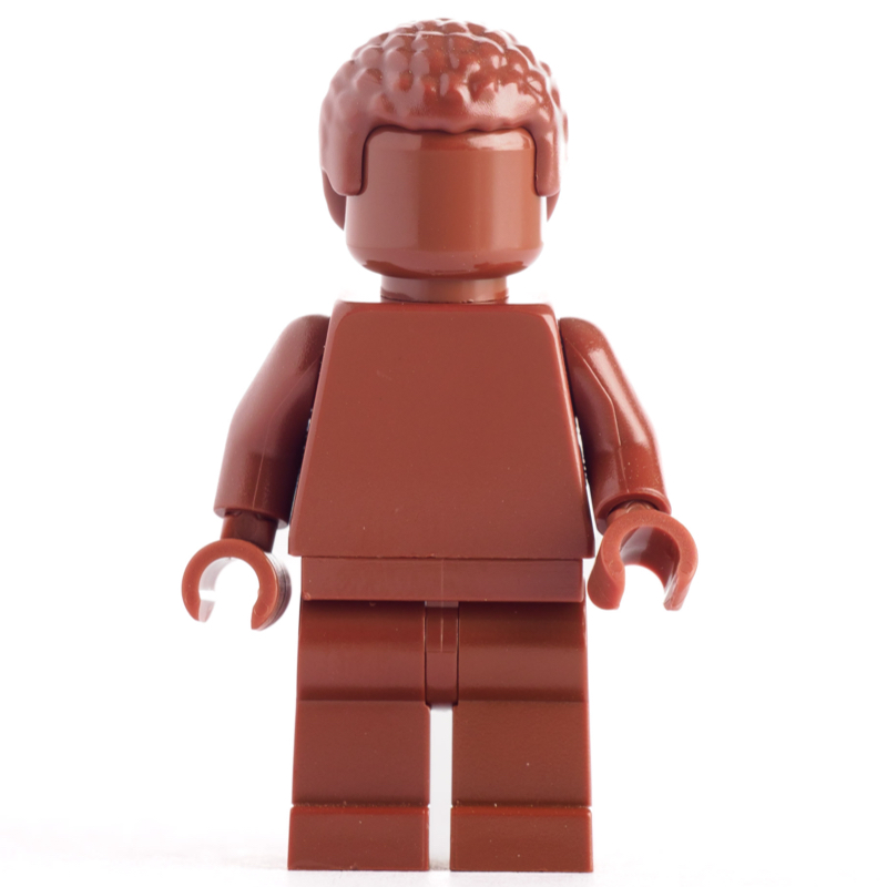 LEGO Monochrome Reddish Brown with Hair (fig-011438)