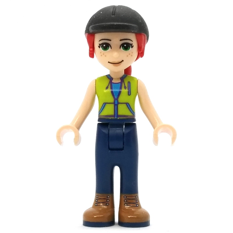 LEGO Mia - Lime Top, Dark Blue Pants, Black Cap (fig-011463)