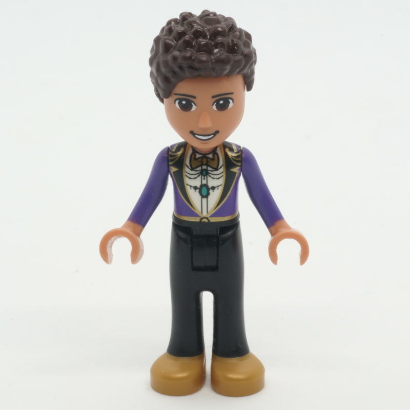LEGO River - Dark Purple Jacket, Black Pants, Dark Brown Hair (fig-011480)
