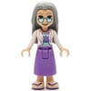 Nora - White Top,  Medium Lavender Dress, Light Bluish Grey Hair