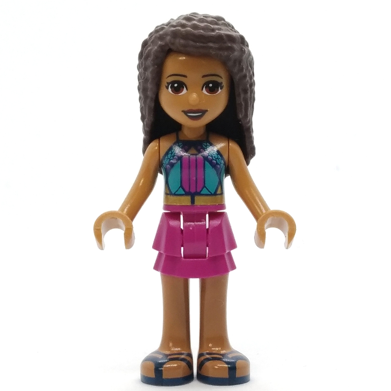 LEGO Andrea - Dark Blue Top, Magenta Skirt (fig-011482)