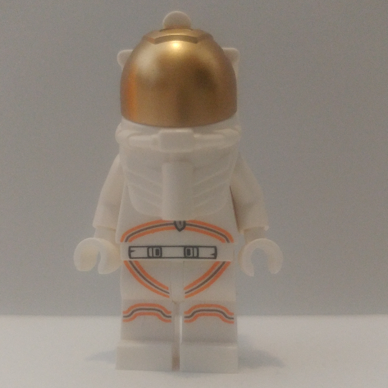 LEGO Astronaut, Gold Visor,  Goatee Beard (fig-011559)