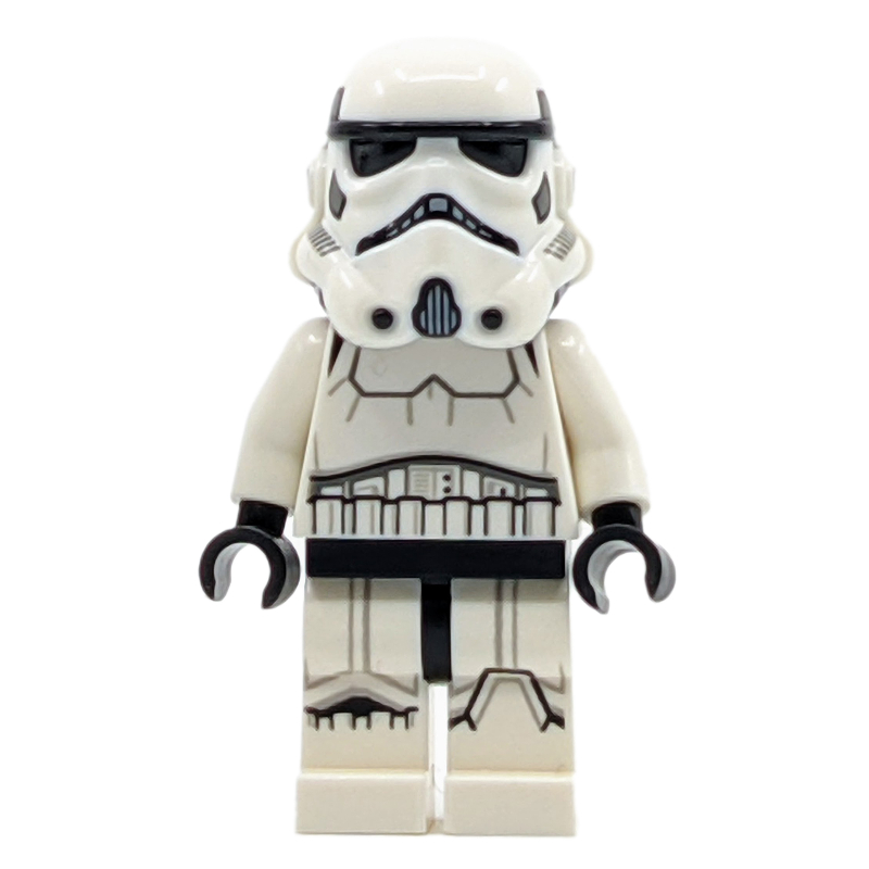 LEGO Stormtrooper, Black Squares on Back of Helmet, Female, Light Nougat Head (fig-011636)