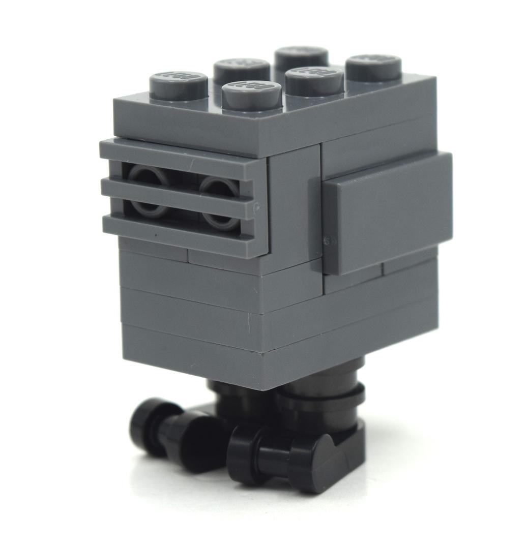 LEGO GNK Power Droid (Gonk) / "Gonky" - Dark Bluish Grey (fig-011641)