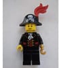 Pirate - Captain, Black Legs, Plume, Black Eyebrows