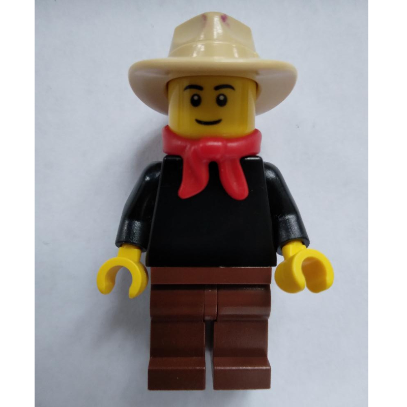 LEGO Gold Prospector, Man, Black Eyebrows (fig-011667)