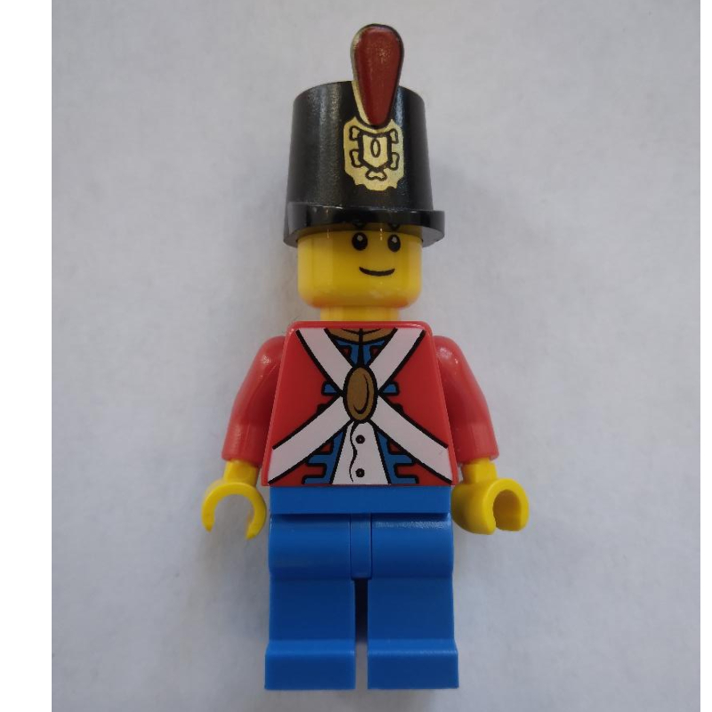 LEGO Soldier (Imperial Soldier II) - Printed Shako, Smile, Black Eyebrows (fig-011668)