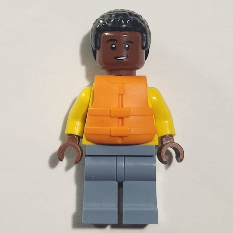 LEGO Darius, Sand Blue Legs, Life Jacket (fig-011712)