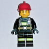 Bob, Black Firesuit, Red Helmet
