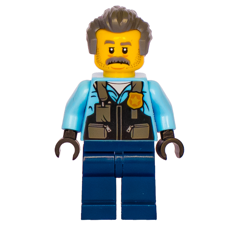 LEGO Sam Grizzled with Hair (fig-011716)