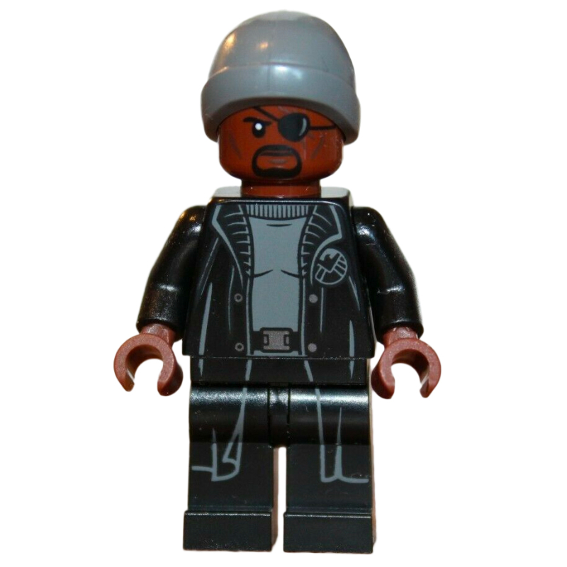 LEGO Nick Fury with Beanie Hat (fig-011717)