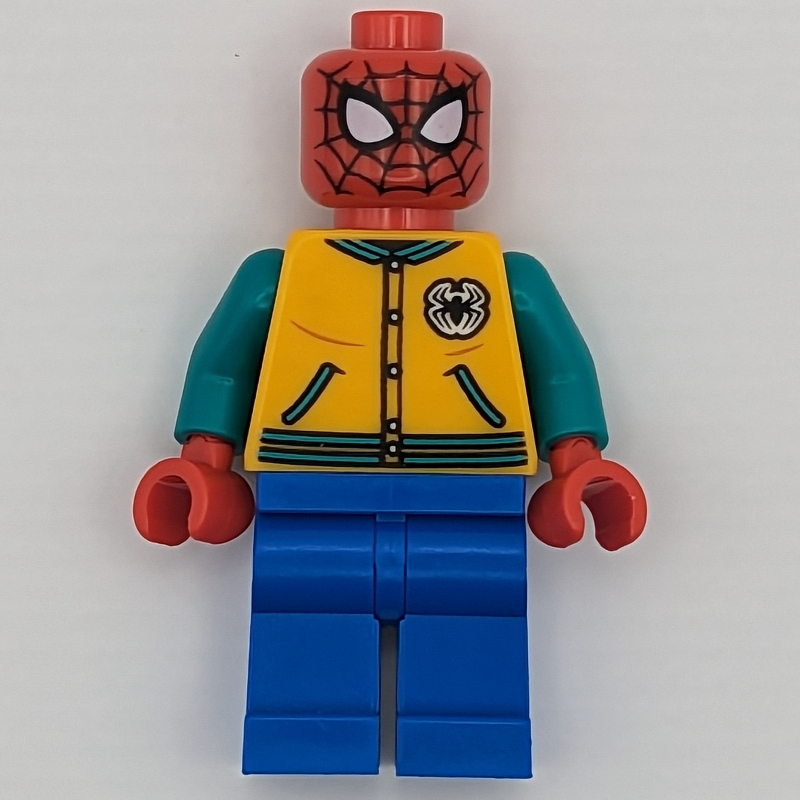 LEGO Spider-Man, Bright Light Orange Letterman Jacket (fig-011722)