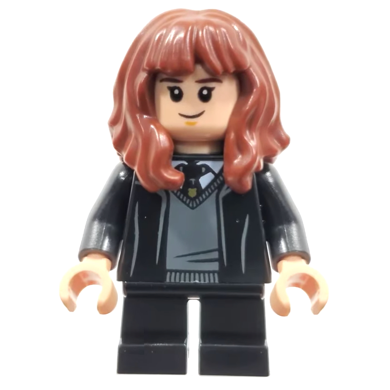 LEGO Hermione Granger, Gryffindor Robe Open with Tie, Short Legs (fig-011763)