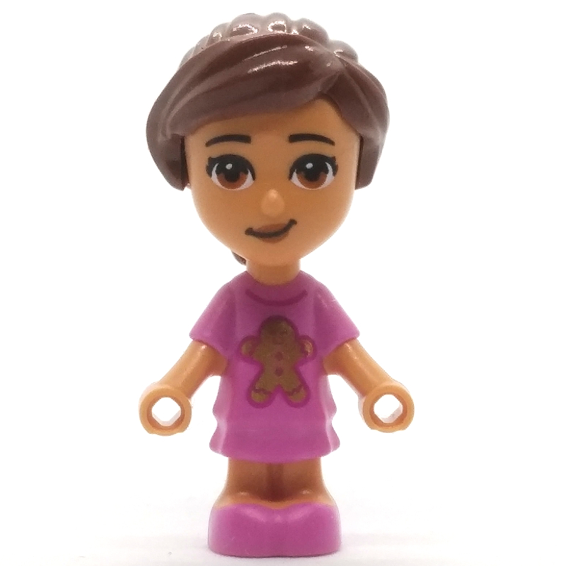LEGO Olivia - Microdoll, Dark Pink Dress (fig-011771)