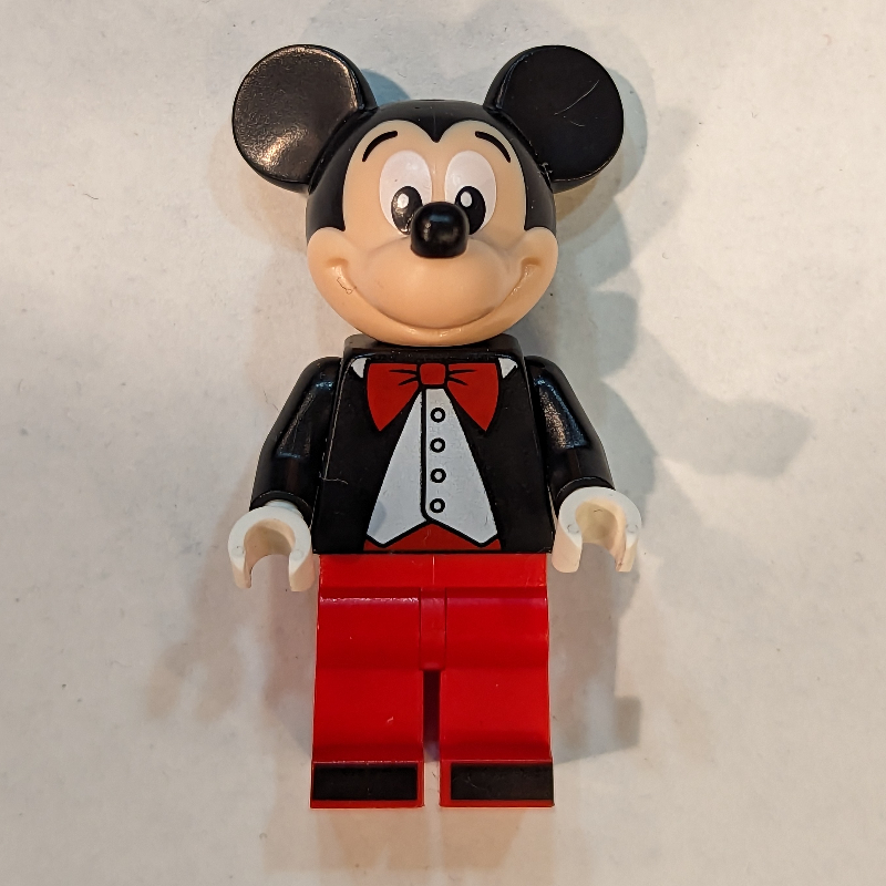 LEGO Mickey Mouse, Tuxedo with Red Bow Tie (fig-011796)