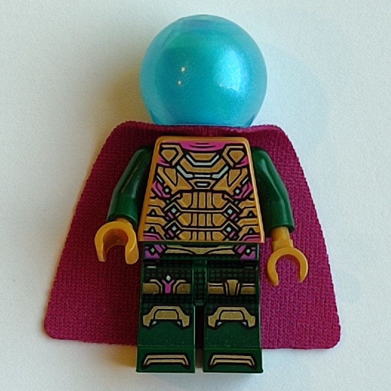 LEGO Mysterio, Pearl Gold and Dark Green Outfit (fig-011802)