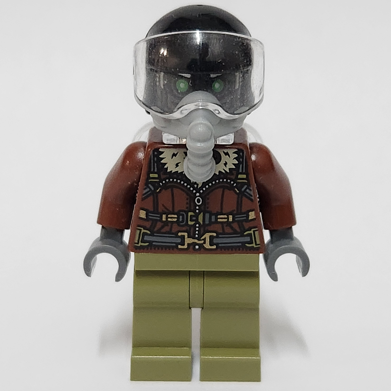 LEGO Vulture, Reddish Brown Jacket, Black Helmet (fig-011844)