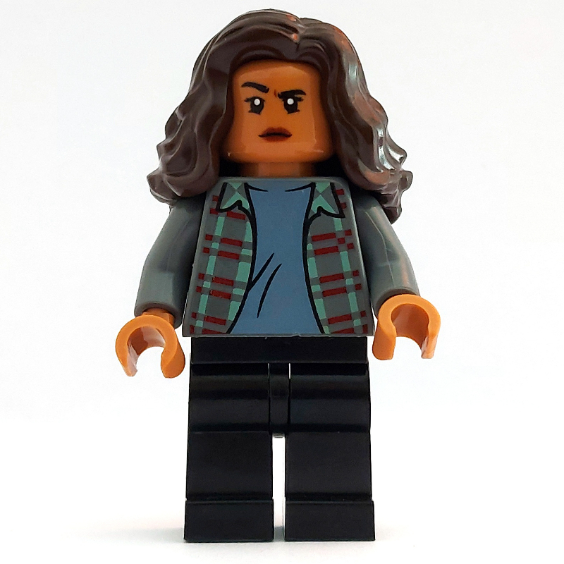 LEGO MJ, Dark Bluish Gray Plaid Shirt (fig-011849)