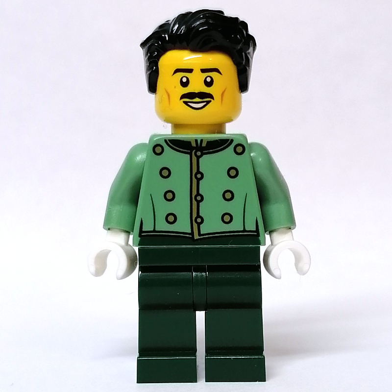 LEGO Piccolo, Sand Green Torso, Dark Green Legs, Male (fig-011909)