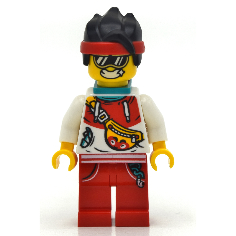 LEGO Monkie Kid, White Hoodie. Neck Bracket (fig-011925)