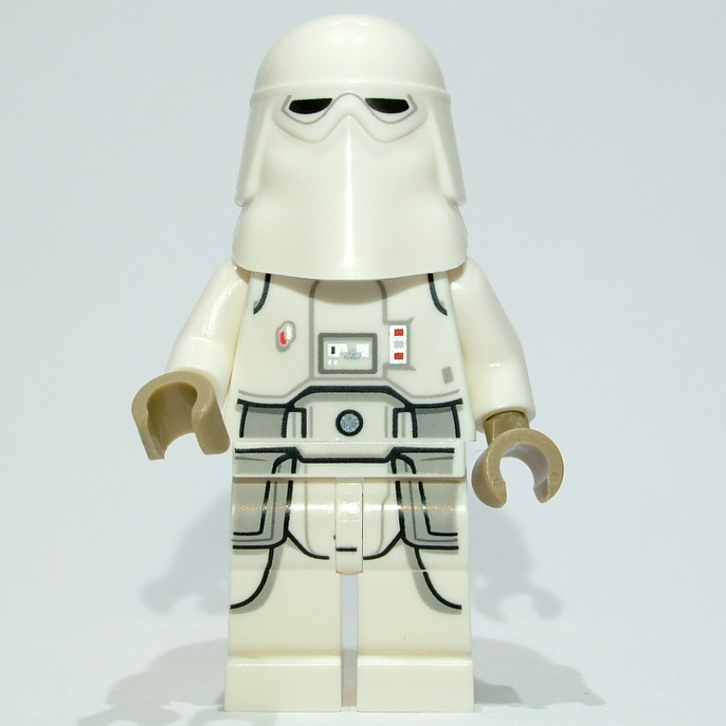LEGO Snowtrooper, White Hips, Reddish Brown Head, Female (fig-011944)