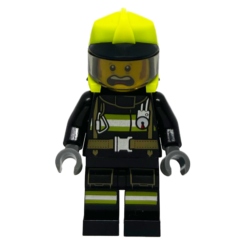 LEGO Clemmons, Vibrant Yellow Helmet (fig-011994)