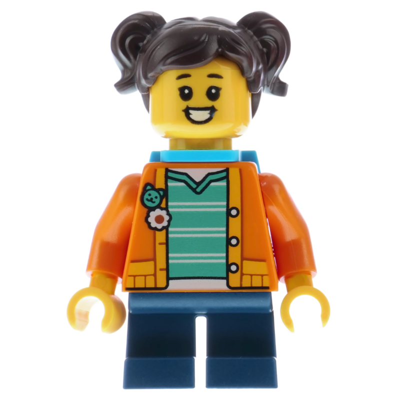 LEGO Madison - Orange Jacket, Dark Azure Backpack (fig-012012)