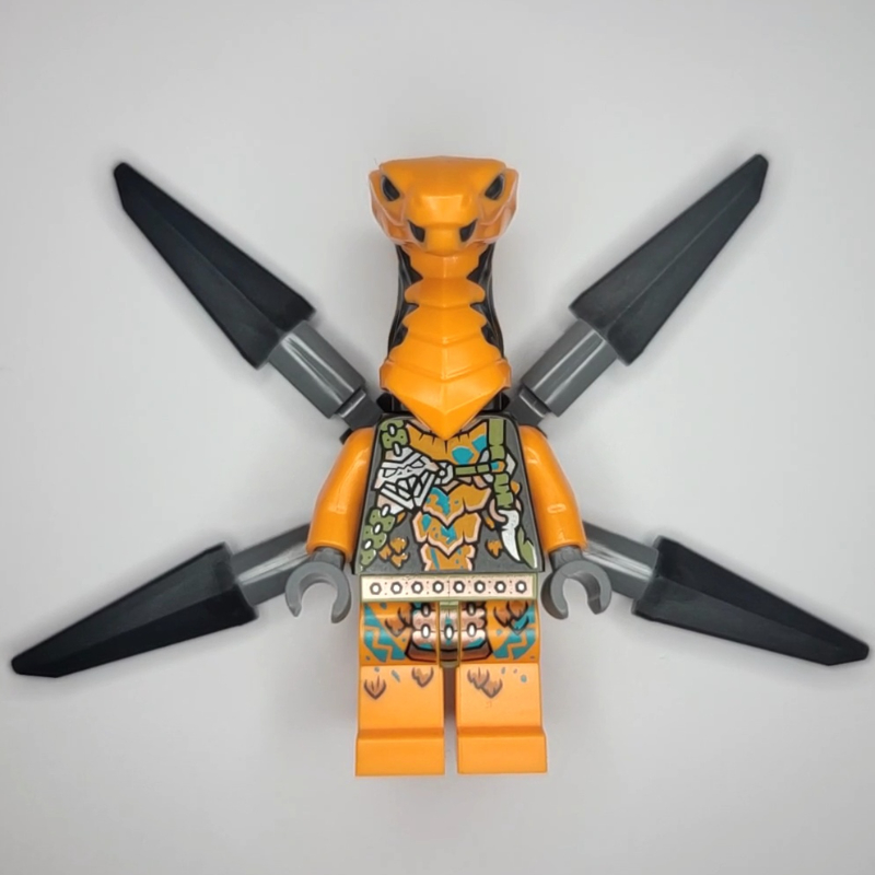 LEGO Viper Flyer, Dark Bluish Grey Bar Holders (fig-012035)