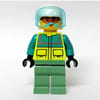 Pilot, Vibrant Yellow Safety Vest, White Helmet