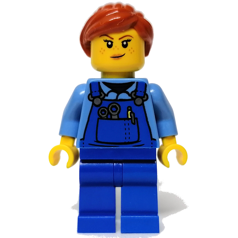 LEGO Woman, Blue Overalls (fig-012044)