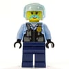 Rooky Partnur, White Helmet, Dark Blue Legs