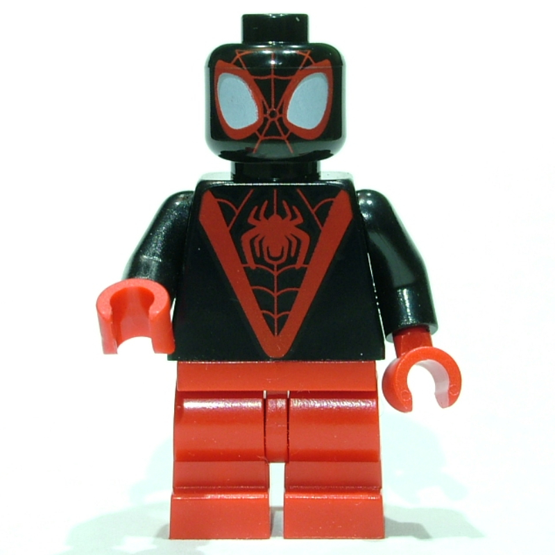 LEGO Spin / Spider-Man (Miles Morales), Medium Red Legs (fig-012099)