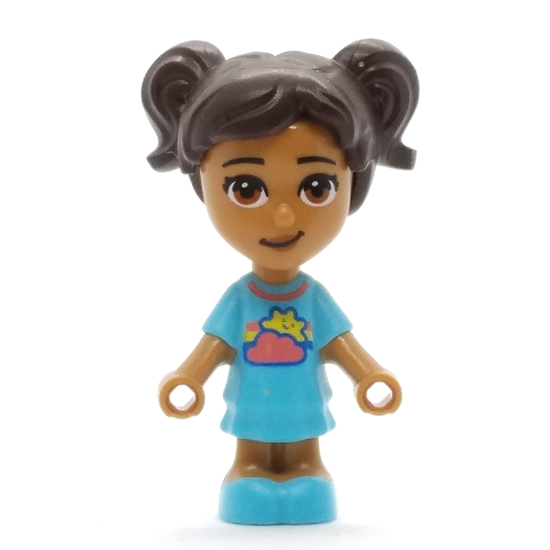 LEGO Maya - Medium Azure Dress, Dark Brown Hair (fig-012145)