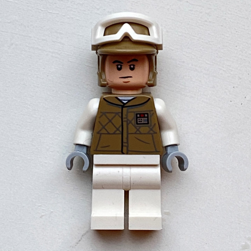LEGO Rebel Officer in Hoth Uniform, Light Nougat Head (fig-012150)