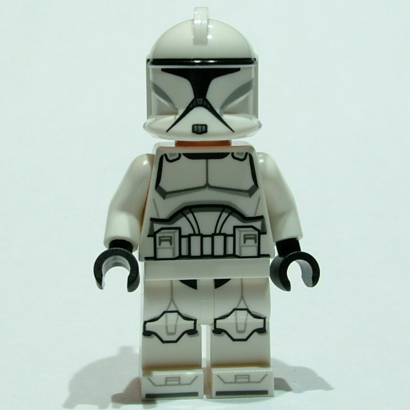 LEGO Clone Trooper, Phase I Armor, Nougat Head (61189 Helmet) (fig-012152)