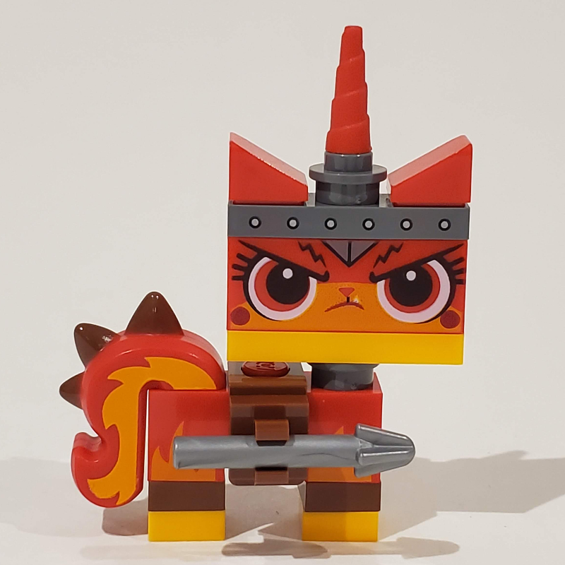 LEGO Unikitty / Warrior Kitty, with Harpoon, Big Pupils (fig-012267)