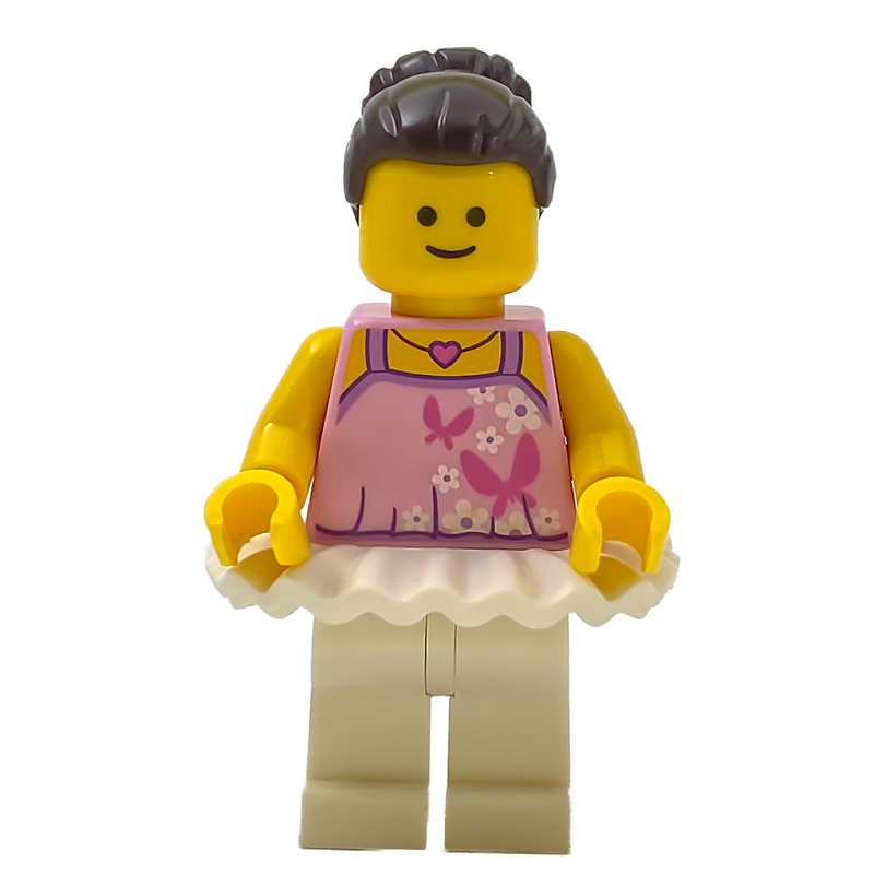 LEGO Ballerina - Magenta Butterflies and Necklace (fig-012273)