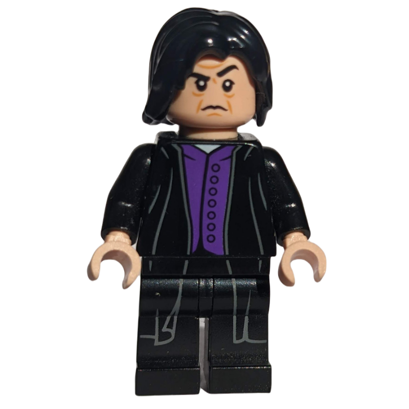 LEGO Professor Severus Snape, Long Robes over Dark Purple Vest (No Shirt Tails Print) (fig-012280)
