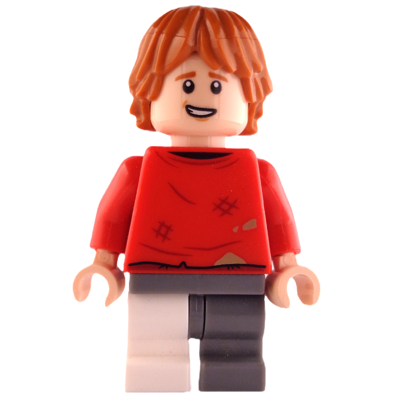 LEGO Ron Weasley, Red Sweater Dirty, Odd Medium Legs (fig-012318)