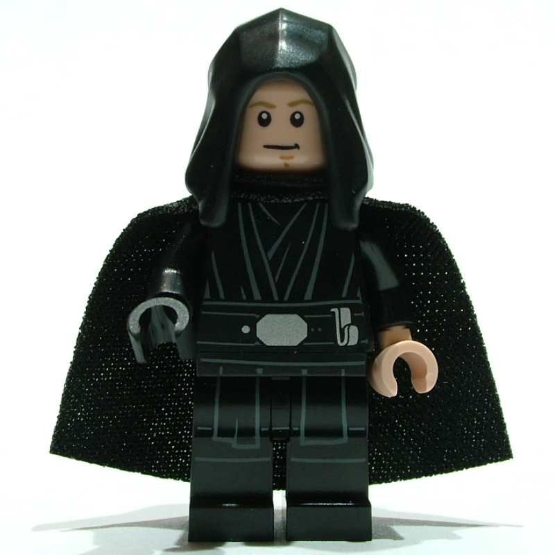 LEGO Luke Skywalker, Black Robes, Black Hood and Cape (fig-012331)