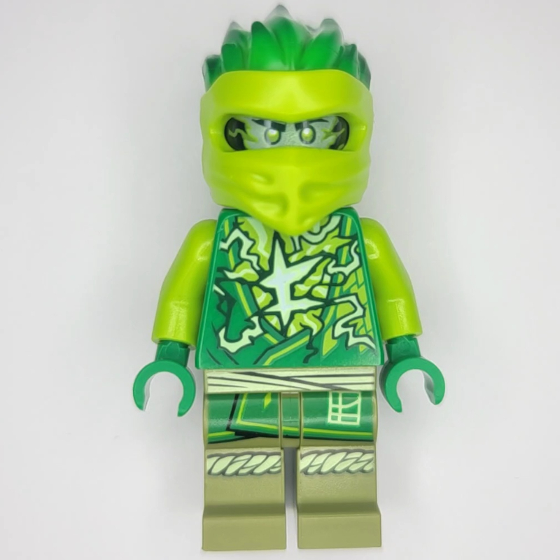 LEGO Lloyd - Spinjitzu Training, Trans-Green Head (fig-012337)