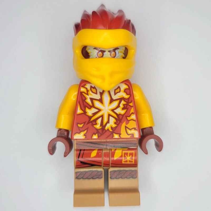 LEGO Kai - Spinjitzu Training, Trans-Red Head (fig-012338)